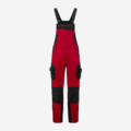 Herren Latzhose FHB Pascal, rot/schwarz