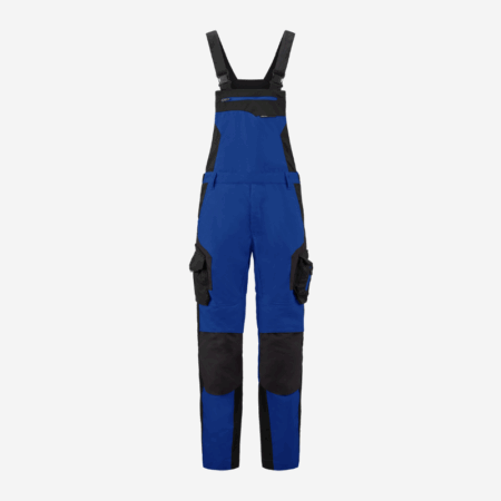 Herren Latzhose FHB Pascal, royalblau/schwarz