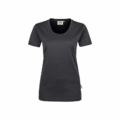 Damen Classic T-Shirt Hakro 127, karbon grau