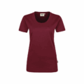 Damen Classic T-Shirt Hakro 127, weinrot
