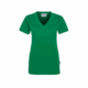 Damen V-Neck T-Shirt Hakro 126, kellygrün