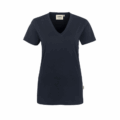 Damen V-Neck T-Shirt Hakro 126, tinte