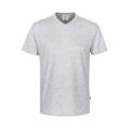 Herren V-Neck T-Shirt Hakro 226, ash meliert