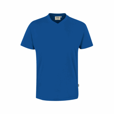 Herren V-Neck T-Shirt Hakro 226, royalblau