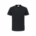 Herren V-Neck T-Shirt Hakro 226, schwarz
