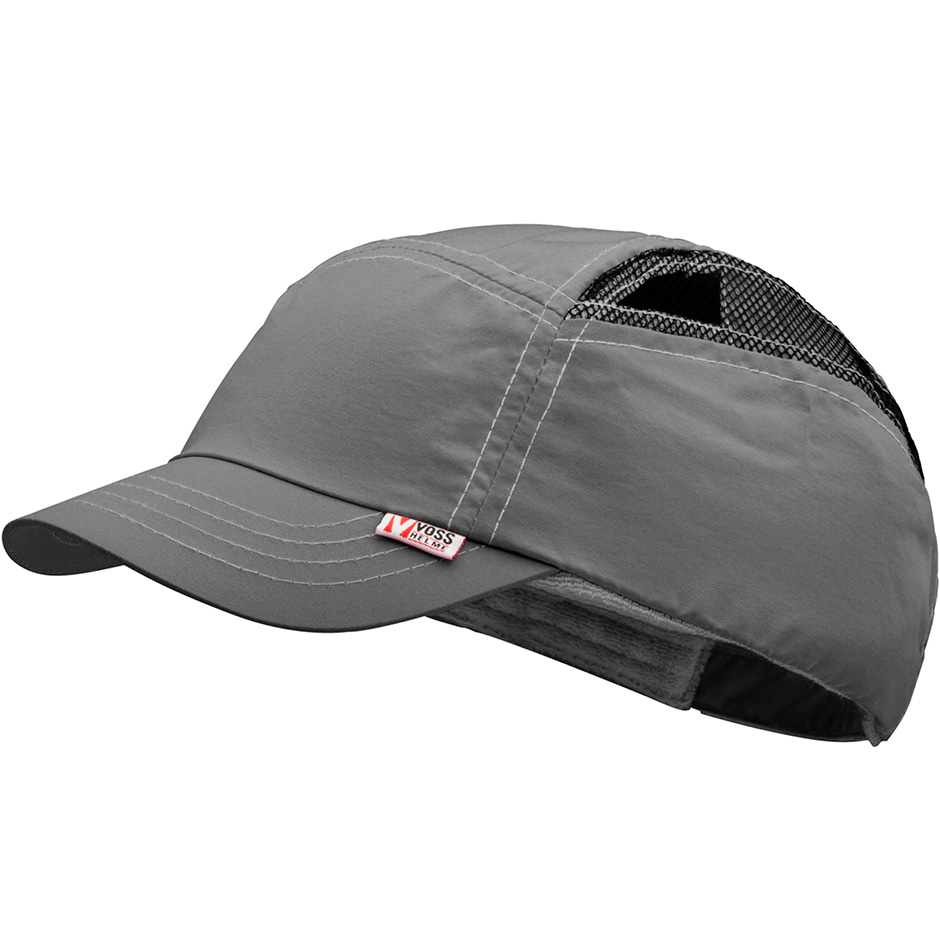 Voss-Cap Modern Style schwarz Anstoßkappe im Baseballkappen Look 