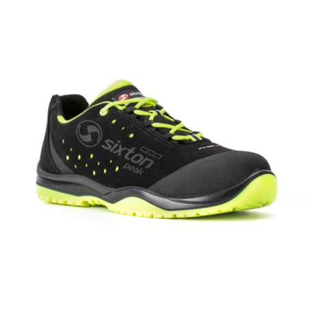 Sicherheitshalbschuh, S1P, SRC, ESD Sixton Cuban, schwarzgelb, 91328-01L
