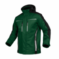 Herren Flex Line Wintersoftshelljacke Leibwächter FLEXI, grün-schwarz