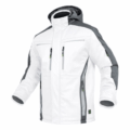 Herren Flex Line Wintersoftshelljacke Leibwächter FLEXI, weiß-grau