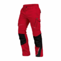 Herren Bundhose mit Knietasche Leibwächter FLEXH, rot-schwarz