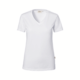 Damen Stretch V-Neck T-Shirt Hakro 172, weiß