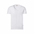 Herren Stretch V-Neck T-Shirt Hakro 272, weiß