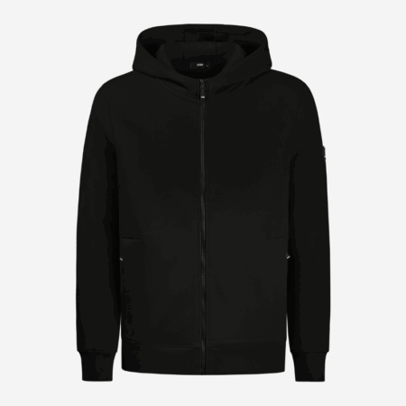 Unisex Kapuzenjacke FHB Quentin, schwarz