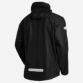 Unisex PU-Stretch Regenjacke FHB Rainer, schwarz, hinten